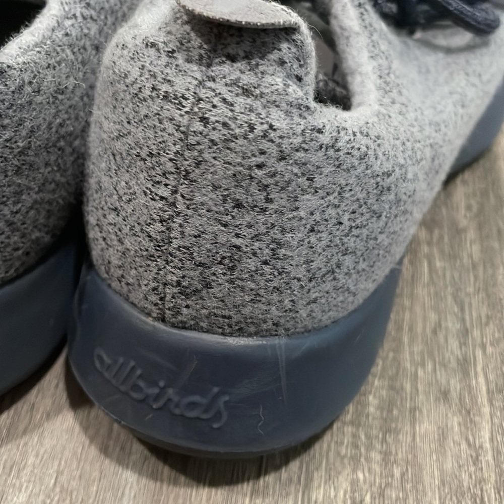 Allbirds Gray Wool Sneakers 8 - Picture 7 of 7